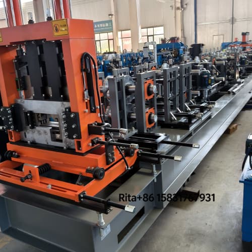 Automatic C Z Purlin Roll Forming Machine for Metal Sheet Processing