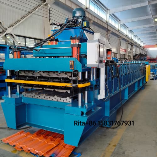 Efficient Double Deck Machine for Metal Cladding