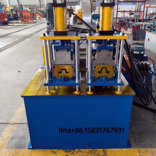 Double Line Metal Furring Channel Roll Forming Machine Line