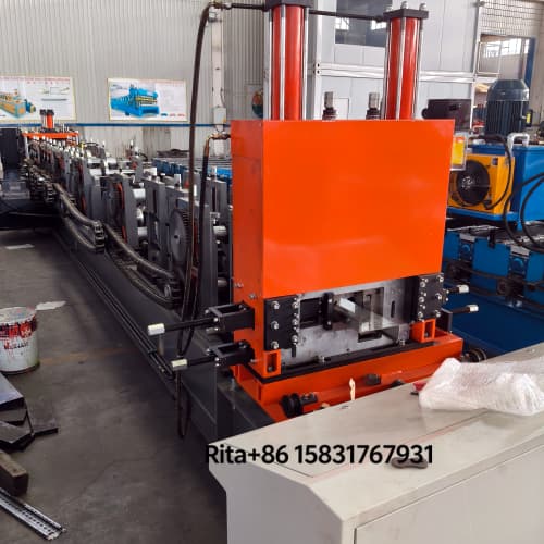 C Z Purlin Roll Forming Machine with PLC Control System 