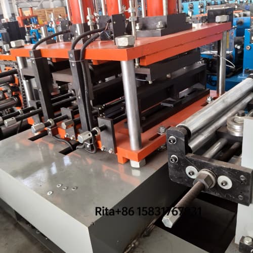 C Z Purlin Roll Forming Machine with PLC Control System
