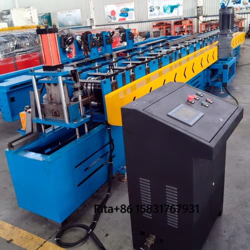 Full automatic metal shutter guide rail production line