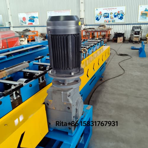 Full automatic metal shutter guide rail production line