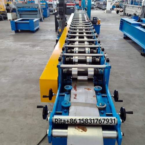 Full automatic metal shutter guide rail production line
