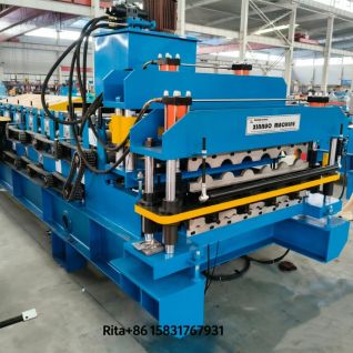Premium double layer roll forming machine hot selling in Argentina