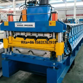 Metal Sheet Cold Bending Double Layer Roll Forming Machine for Trapezaoidal Roof Sheet | PLC Auto Control for Sale