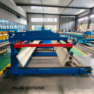PLC Control Automatic Stacker for Roof and Wall Panel Roll Forming Machine