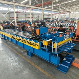 CE Certification Automatic High Speed Metal Roof Sheet Glazed Tile Making Machine Price