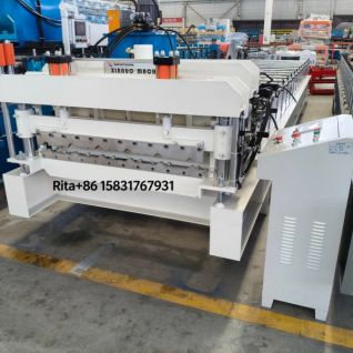 PLC Control High Precision Customized Color Coated Metal Glazed Tile Roll Forming Machine for Sale