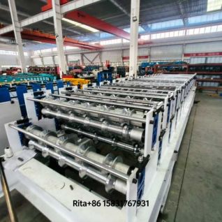 metal sheet double deck IBR roofing roll forming machine manufacturers