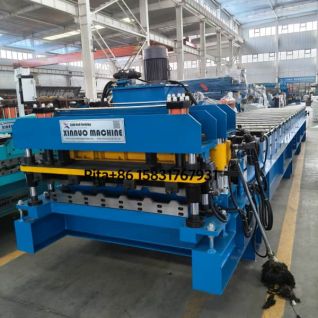 High Quality Steel Step Glazed Tile Roof Sheet Roll Forming Machine For Sale