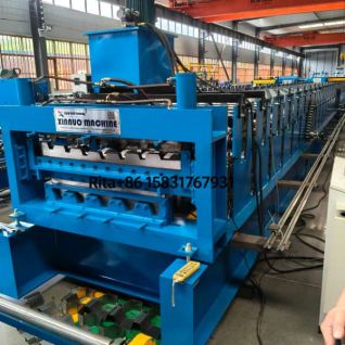 Automatic Double Layer Metal Floor Deck Roll Forming Machine | Galvanized Steel Deck Sheet Making Machine