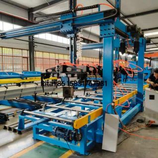 PLC Control Automatic Stacker for Steel Deck Roll Former