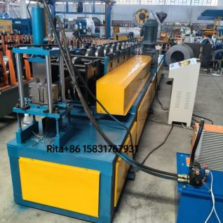 Metal plate rolling shutter guide rail forming machine | Shutter Track Machine