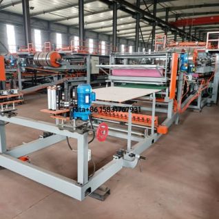 High Speed Sandwich Panel Machine Line, Continuous Wall Roof Insulation Panel Making Equipment