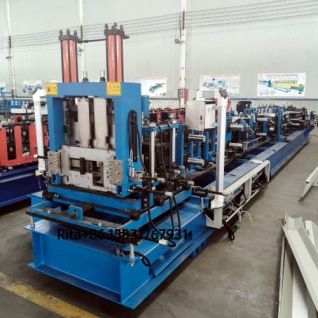 Automatic C Z Purlin Roll Forming Machine Steel Structure Profile Making Machine