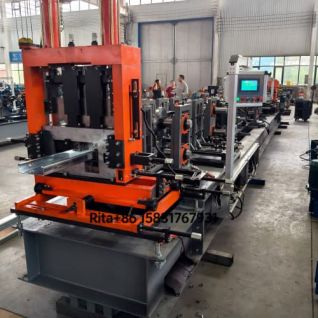 High Precision CZ Purlin Roll Forming Machine Fully Automatic Steel Purlin Forming Equipment