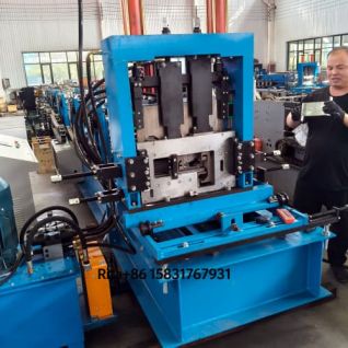 Industrial C Z Purlin Roll Forming Machine Production Line