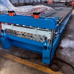 Trapezoidal Roof Roll Forming Machine Metal Tile