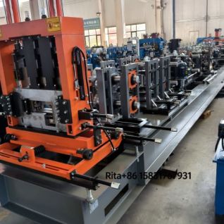 Automatic C Z Purlin Roll Forming Machine for Metal Sheet Processing
