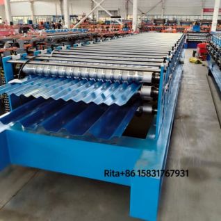 Semi-Automatic Double Deck Machine for Roof & Wall Panels
