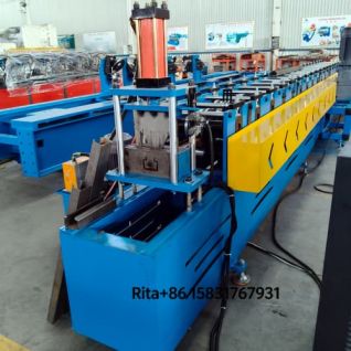 Cold roll former for rolling shutter guide rail