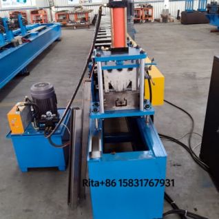 Galvanized steel shutter track forming machine